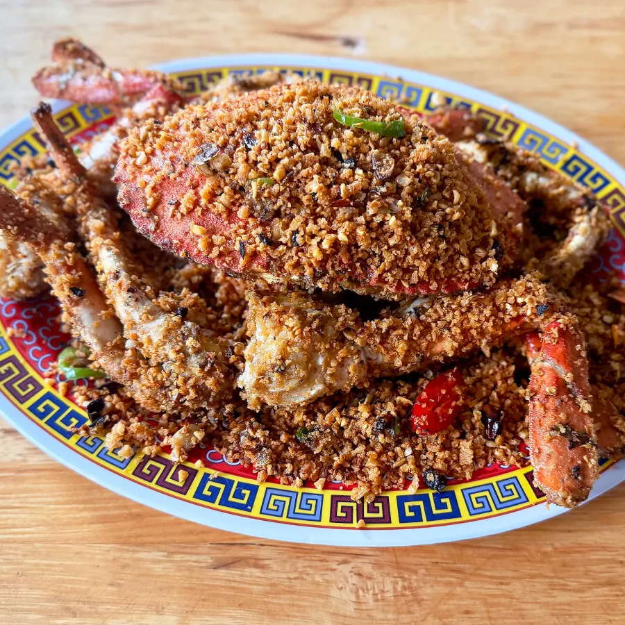 Typhoon Shelter Style Fried Crab